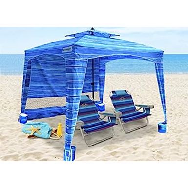 Rent to own Beach Cabana Canopy Shelter Cool Sun Shade Tent 6 X 6 - UPF ...