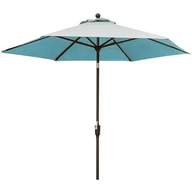 image of Traditions 11' Market Umbrella with sku:tradumb-11-b-almo