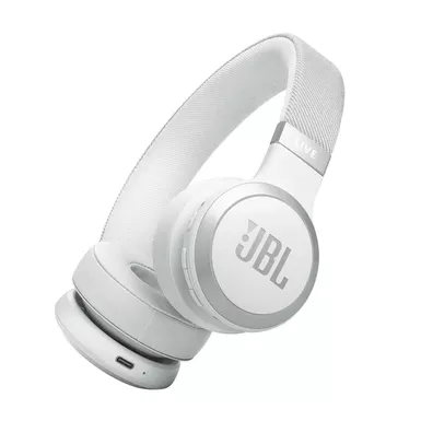 image of JBL - Live 670NC True ANC Wireless On Ear Headphones White with sku:jbllive670ncwhtam-powersales