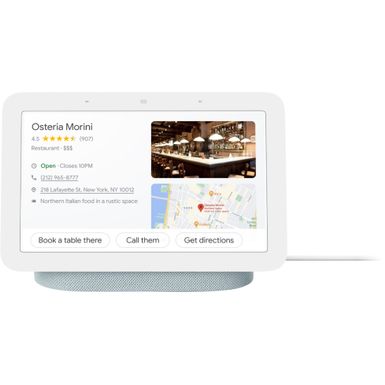 Alt View Zoom 18. Nest Hub 7” Smart Display with Google Assistant (2nd Gen) - Mist