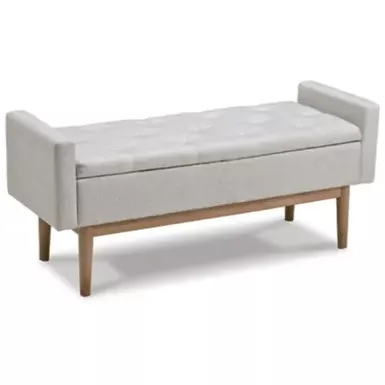 Beige/Brown Briarson Storage Bench