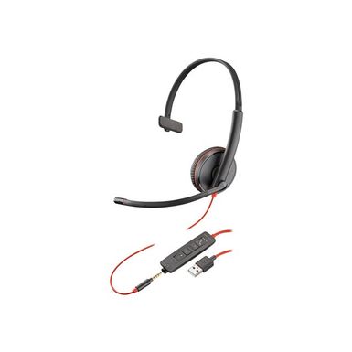 image of Plantronics Blackwire C3215 USB - headset with sku:bb20954382-6287435-bestbuy-plantronics