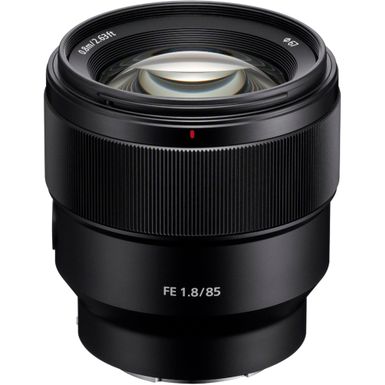 image of Sony - FE 85mm f/1.8 Telephoto Prime Lens for E-mount Cameras - Black with sku:bb21333128-6383109-bestbuy-sony