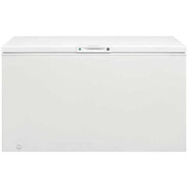 image of Frigidaire 14.8 Cu. Ft. White Garage Ready Chest Freezer with sku:ffcl1542wh-abt