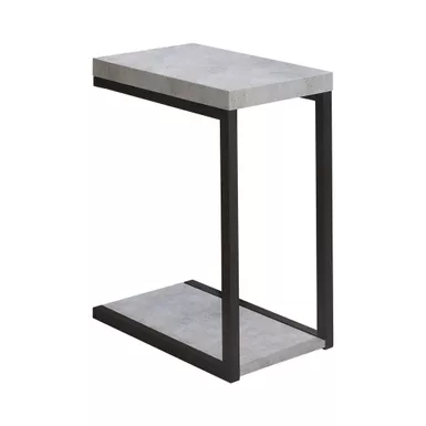 image of Beck Accent Table Cement and Black with sku:902933-coaster