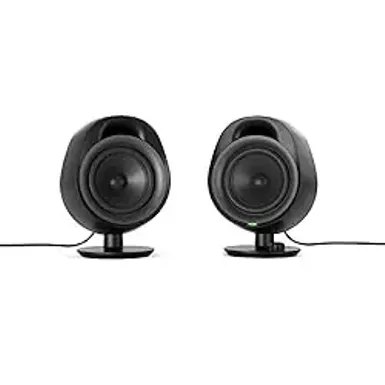 image of SteelSeries - Arena 3 Bluetooth Gaming Speakers with Polished 4" Drivers (2-Piece) - Black with sku:bb22026969-bestbuy