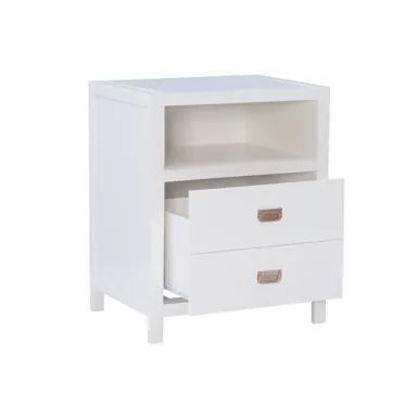 image of Pervis End Table White with sku:lfxs1267-linon