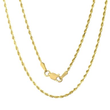 image of 14k Yellow Gold Rope Chain Necklace - 18 Inch with sku:3uvjldhg132deyljwbqntq--ovr