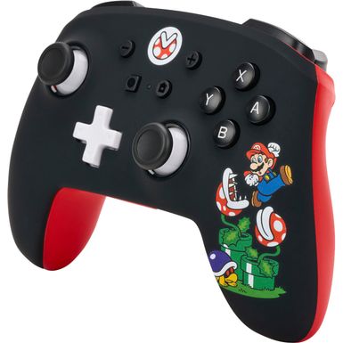 powera enhanced wireless controller for nintendo switch mario mayhem