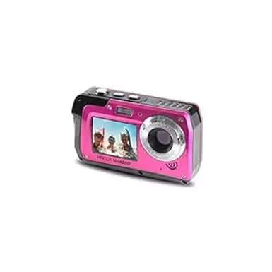 image of Minolta - MN40WP 48.0 Megapixel Waterproof Digital Camera - Pink with sku:bb22149472-bestbuy