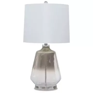 Silver Finish Jaslyn Glass Table Lamp (1/CN)