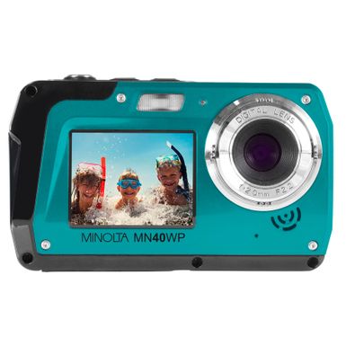 image of Minolta - MN40WP 48.0 Megapixel Waterproof Digital Camera - Blue with sku:bb22063900-bestbuy