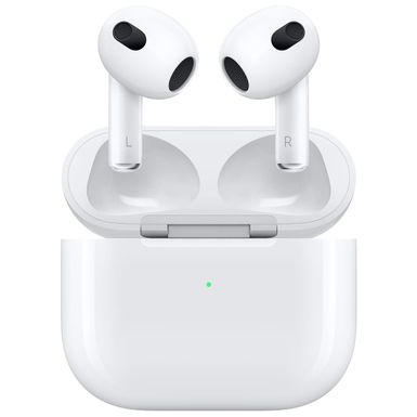 image of Apple AirPods with MagSafe Charging Case, 3rd Gen with sku:acmme73ama-adorama