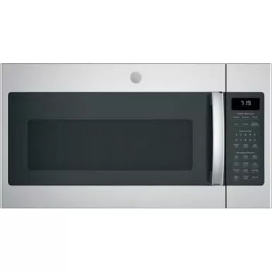 image of GE - 1.9 Cu. Ft. Over-the-Range Microwave with Sensor Cooking - Stainless Steel with sku:jvm7195skss-electronicexpress
