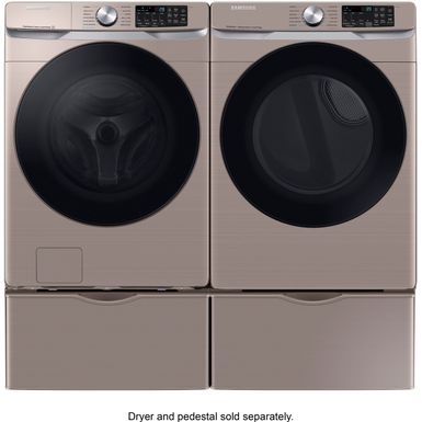 Alt View Zoom 16. Samsung - 4.5 cu. ft. Large Capacity Smart Front Load Washer with Super Speed Wash - Champagne