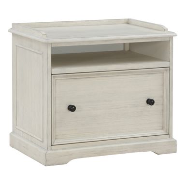 image of Country Meadows File Cabinet - Antique White with sku:c13ezcxhcmeau3bi4zox6gstd8mu7mbs-off-ovr