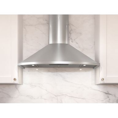 image of Zephyr Savona 30" Stainless Steel Wall Hood with sku:zsae30fs-zsae30fs-abt