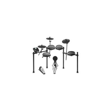image of Alesis Nitro Mesh 8-Piece Electronic Drum Kit with Heads and Kick Pedal with sku:alsnimekx-adorama