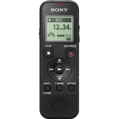 image of Sony Mono Digital Voice Recorder With Built-in Usb with sku:icdpx370-icdpx370-abt