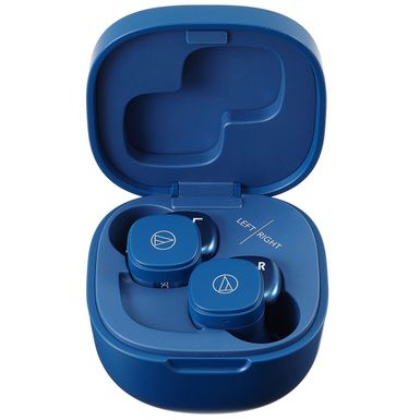 Audio-Technica ATH-SQ1TW Wireless In-Ear Headphones, Blue