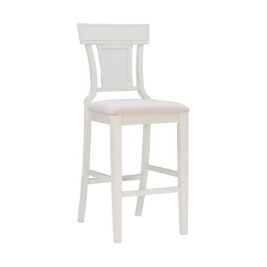 image of Haven Barstool White with sku:lfxs1671-linon