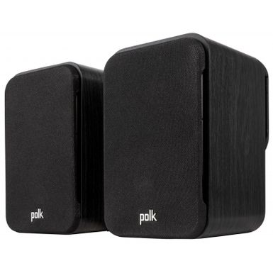 image of Polk Audio Signature Elite ES10 Compact Satellite Surround Loudspeaker, Black, Pair with sku:pkes10blk-adorama