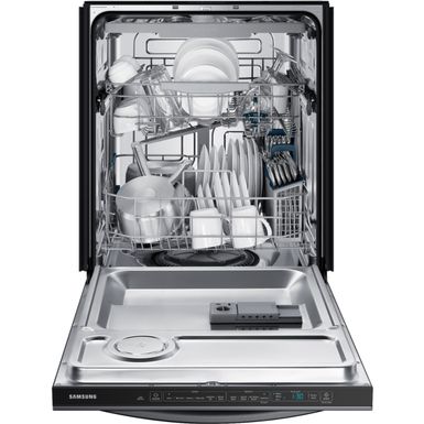 Alt View Zoom 26. Samsung - StormWash 24" Top Control Built-In Dishwasher with AutoRelease Dry, 3rd Rack, 48 dBA - Black stainless steel