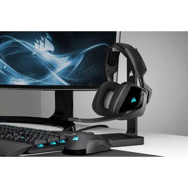 Alt View Zoom 19. CORSAIR - VOID RGB ELITE Wireless 7.1 Surround Sound Gaming Headset for PC, PS5, PS4 - Carbon