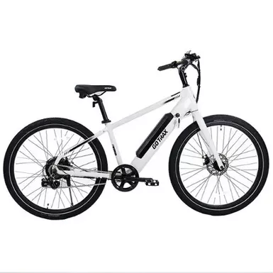 image of GoTrax - CTI Step Over eBike w/ 40.5mi Max Operating Range and 20mph Max Speed - White with sku:bb22276562-bestbuy
