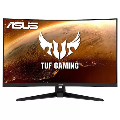 ASUS - TUF Gaming 31.5" VA Curved FHD Freesync Premium Gaming Monitor (HDMI, VGA) - Black