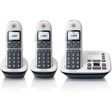 image of Motorola CD5013 Digital Cordless Handsets with Answering Machine with sku:cd5013-electronicexpress