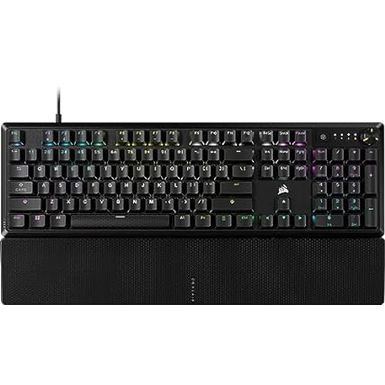 image of Corsair K70 CORE RGB Mechanical Gaming Keyboard with Palmrest - Pre-Lubricated MLX Red Linear Keyswitches - Sound Dampening - Media Control Dial - iCUE Compatible - QWERTY NA Layout - Black with sku:b0ch3mrgk7-amazon
