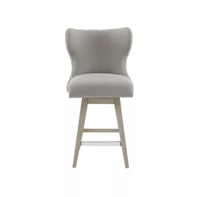 Enzo Grey Swivel Counter Stool