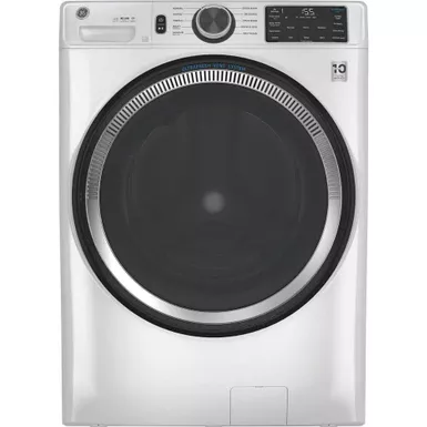 image of GE - 4.8 CuFt High-Efficiency Stackable Smart Front Load Washer w/UltraFresh Vent System & Microban Antimicrobial Technology - White with sku:bb21466040-bestbuy
