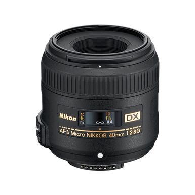 image of Nikon - AF-S DX Micro-NIKKOR 40mm f/2.8G Macro Lens - Black with sku:nk4028u-adorama