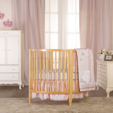 Dream On Me Sophia Natural-finished Wood Posh Circular Crib