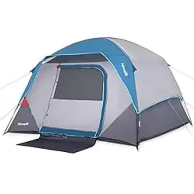 image of Camping Tent, Tent for Camping, Easy Set up Camping Tent 4 Person and 6 Person for Hiking Backpacking Traveling Outdoor, Light Blue with sku:b0czrhb8jn-amazon