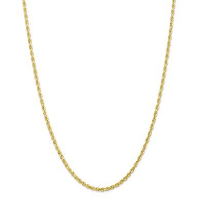Rent to own 10K Yellow Gold 3mm Diamond-cut Quadruple Rope Chain by