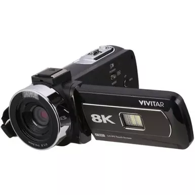 image of Vivitar 8K Digital Camcorder - Black with sku:bb22268486-bestbuy