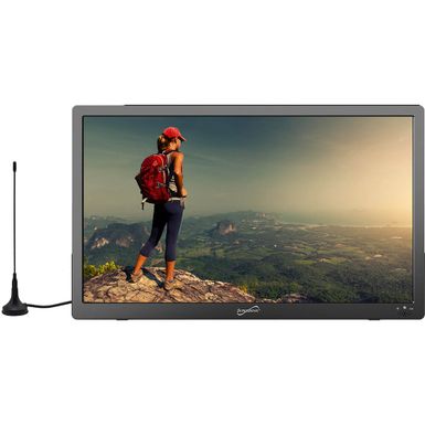 image of Supersonic 13.3 inch Portable LED TV with HDMI & FM Radio with sku:sc2813-electronicexpress