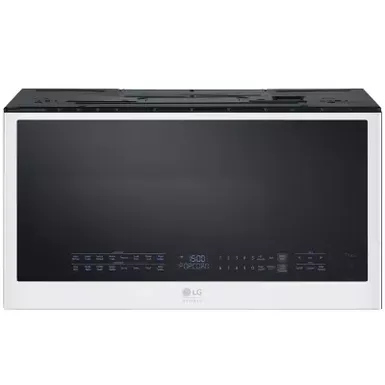 image of Lg Studio 1.7 Cu. Ft. Wi-fi Enabled Over-the-range Microwave Oven With Air Fry In Essence White with sku:mhes1738n-electronicexpress