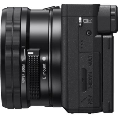 Alt View Zoom 1. Sony - Alpha a6400 Mirrorless Camera with E PZ 16-50mm f/3.5-5.6 OSS Lens - Black
