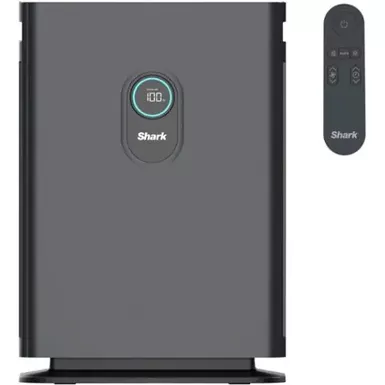 image of Shark - Air Purifier 4 with Anti-Allergen Multi-Filter & Advanced Odor Lock, 1,000 sq. ft. - Charcoal Gray with sku:bb22143735-bestbuy