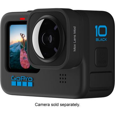 Alt View Zoom 13. GoPro - Max Lens Mod for HERO10 and HERO9 - Black