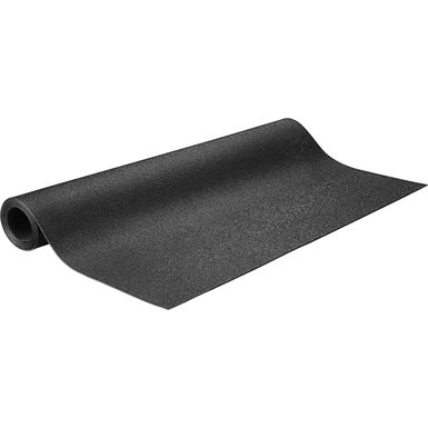 image of Insignia™ - Large Exercise Equipment Mat - Black with sku:bb21574453-6416815-bestbuy-insignia