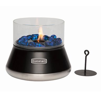 image of Cuisinart - Petite Tabletop Fire Bowl - Black with sku:bb22043674-6498202-bestbuy-cuisinart