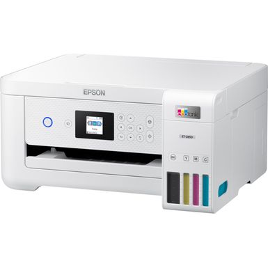 Alt View Zoom 16. Epson - EcoTank ET-2850 All-in-One Inkjet Cartridge-Free Supertank Printer - White