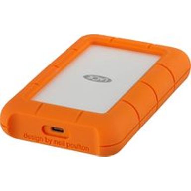 image of LaCie - Rugged 5TB External USB-C Portable Hard Drive - Orange/Silver with sku:bb20955401-6299877-bestbuy-seagate