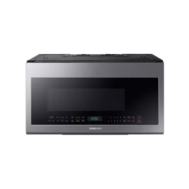 image of Samsung - 2.1 cu. ft. Over The Range Microwave with sku:me21m706bas-almo