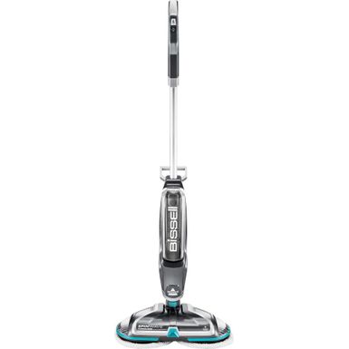 image of BISSELL - SpinWave Cordless Powered Mop - Titanium/Electric Blue with sku:bb20935751-6185415-bestbuy-bissell
